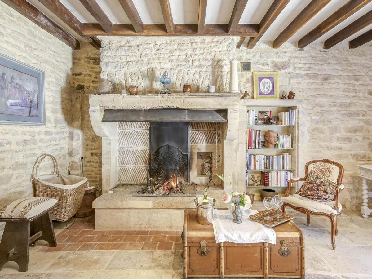 Burgundian Farmhouse In Talon With Fireplace エクステリア 写真
